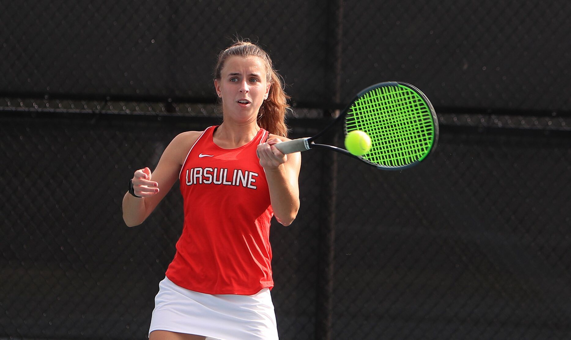 Class 1 District 6 girls tennis team championship: Westminster 5, Ursuline 2